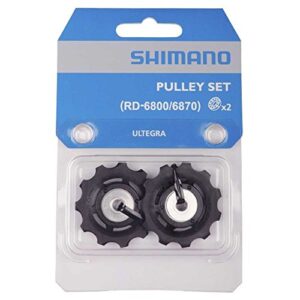 Shimano RD-6800 Juego Desplazante + Conjunto de Rodillos Guía. Negro. Única