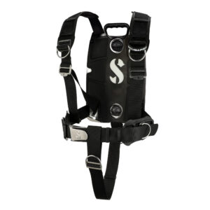 SCUBAPRO Arnés S-Tek Pro con placa dorsal de acero inoxidable