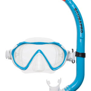 SCUBAPRO Conjunto de máscara y tubo Spider infantil azul