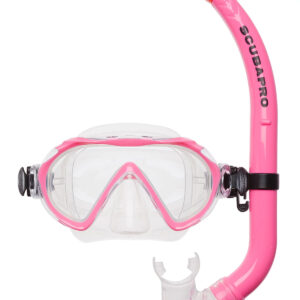 SCUBAPRO Conjunto de máscara y tubo Spider infantil rosa