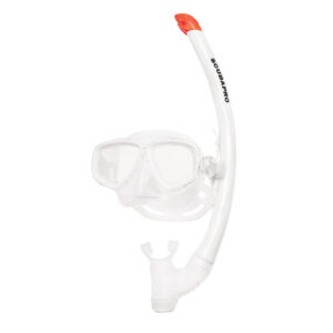 SCUBAPRO Conjunto de máscara y tubo Ecco blanco