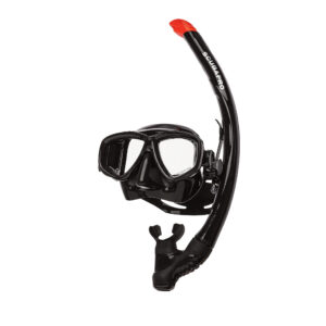 SCUBAPRO Conjunto de máscara y tubo Ecco negro