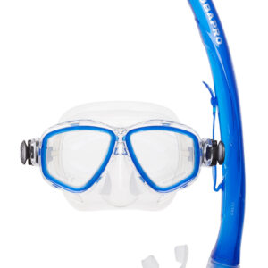 SCUBAPRO Conjunto de máscara y tubo Ecco azul transparente