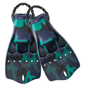 SCUBAPRO Aletas Jet con tira de muelle azul oscuro camuflaje talla XL