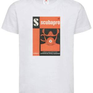 SCUBAPRO Camiseta retro 1963 blanca hombre talla S