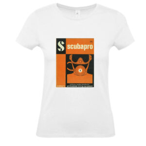 SCUBAPRO Camiseta retro 1963 blanca mujer talla M