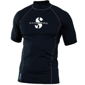 SCUBAPRO Camiseta de licra T-Flex manga corta hombre negra talla S